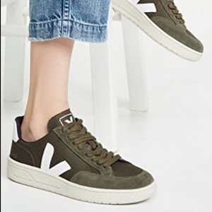 Veja V-12 Sneakers Olive White 6
